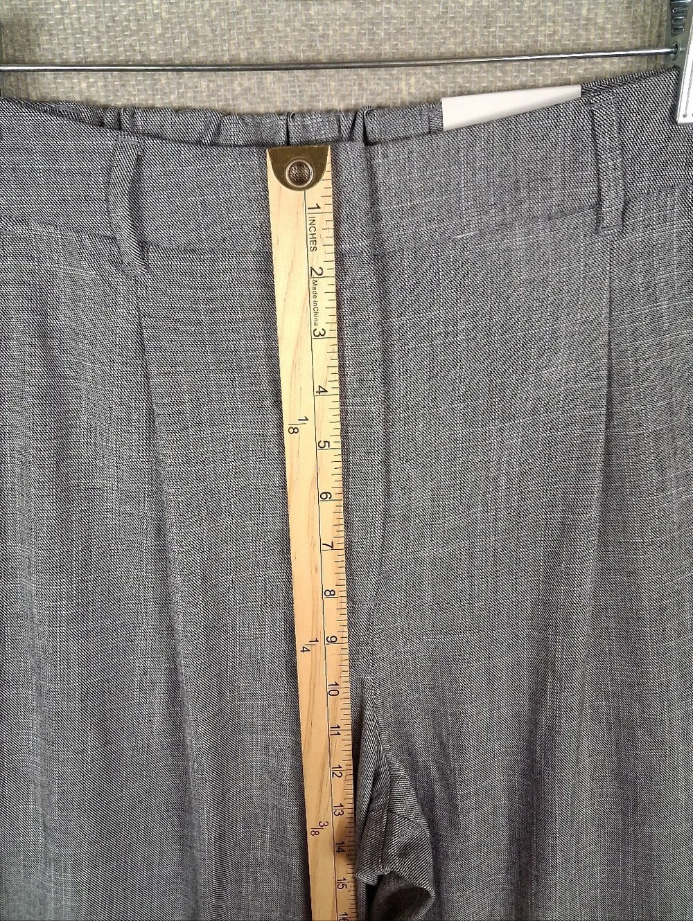 Old Navy Taylor Extra High-Rise Wide-Leg Full-Length Trouser Pants Gray Size L